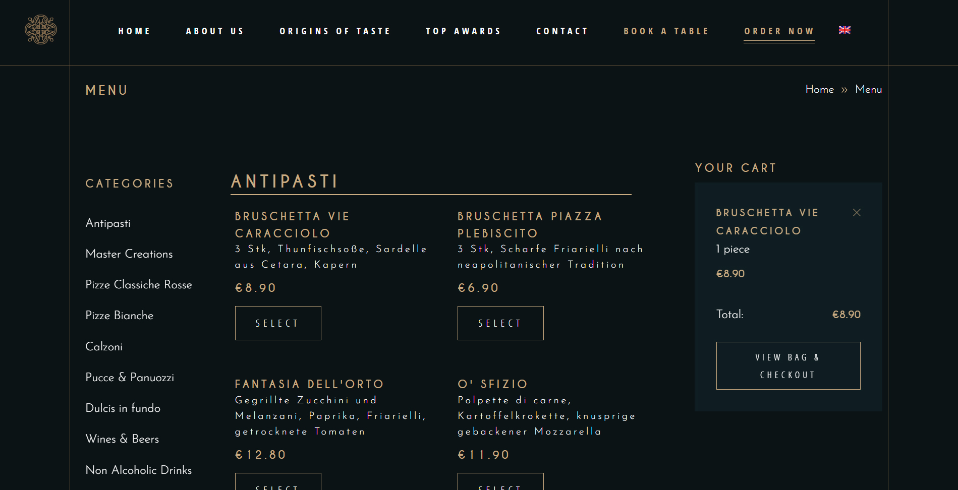 Via Toledo desktop Order